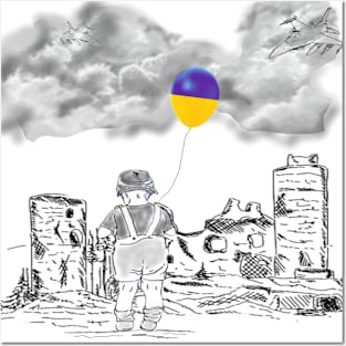 Support Ukraine Posters and Art